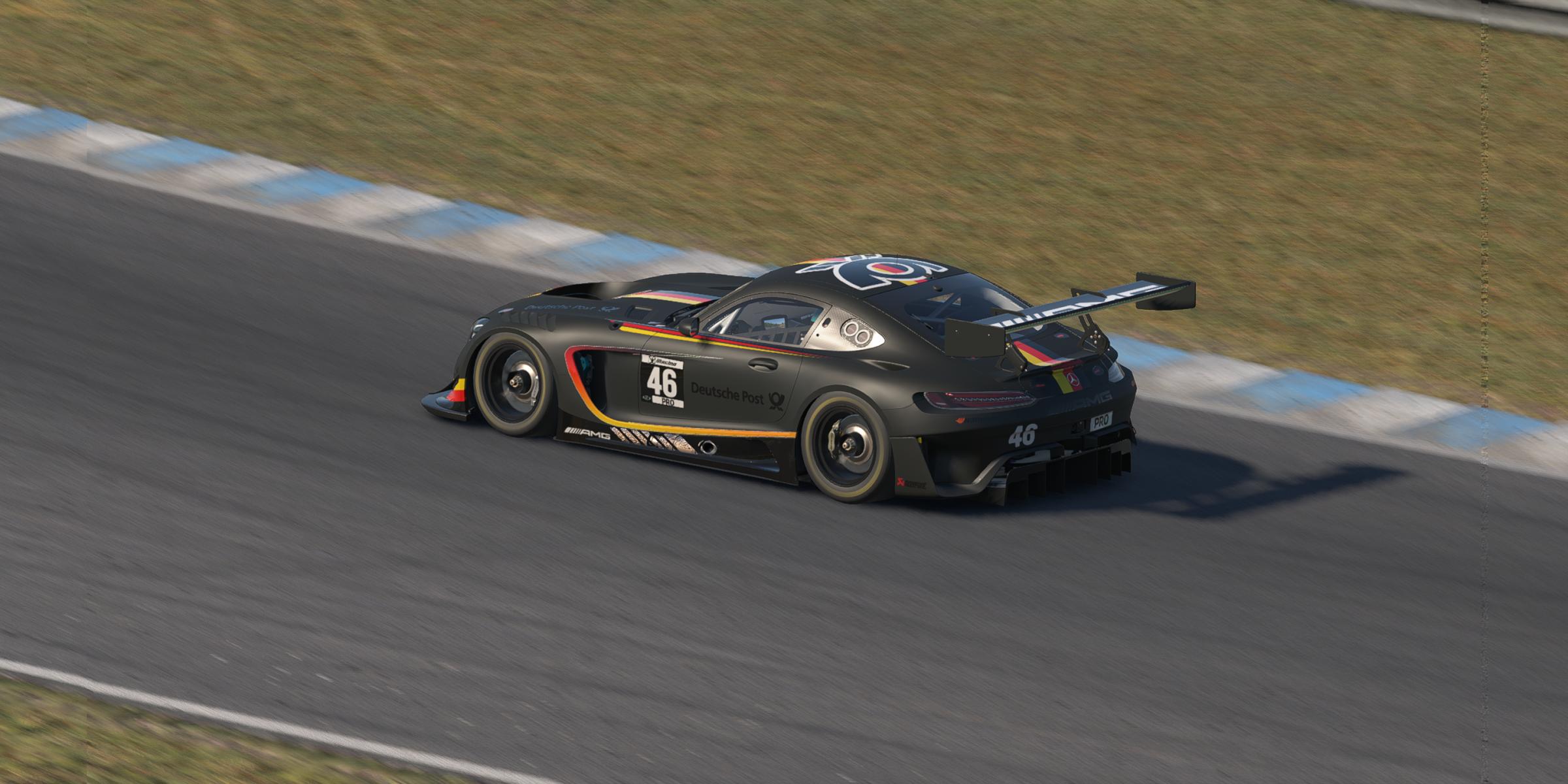 Preview of Mercedes-Benz AMG GT3 – Deutsche Post - Blacked Out by Waleed Sulehria