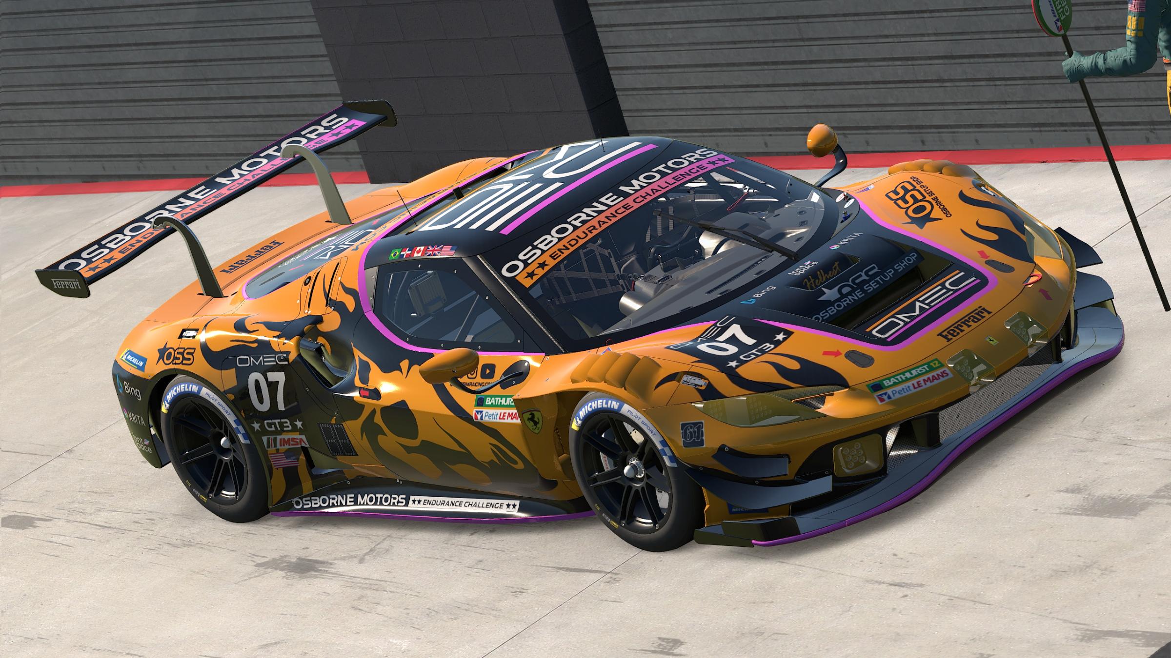 Preview of OSS Ferrari 296 GT3 "Helhest" v1.0 by Patrick Cantrell