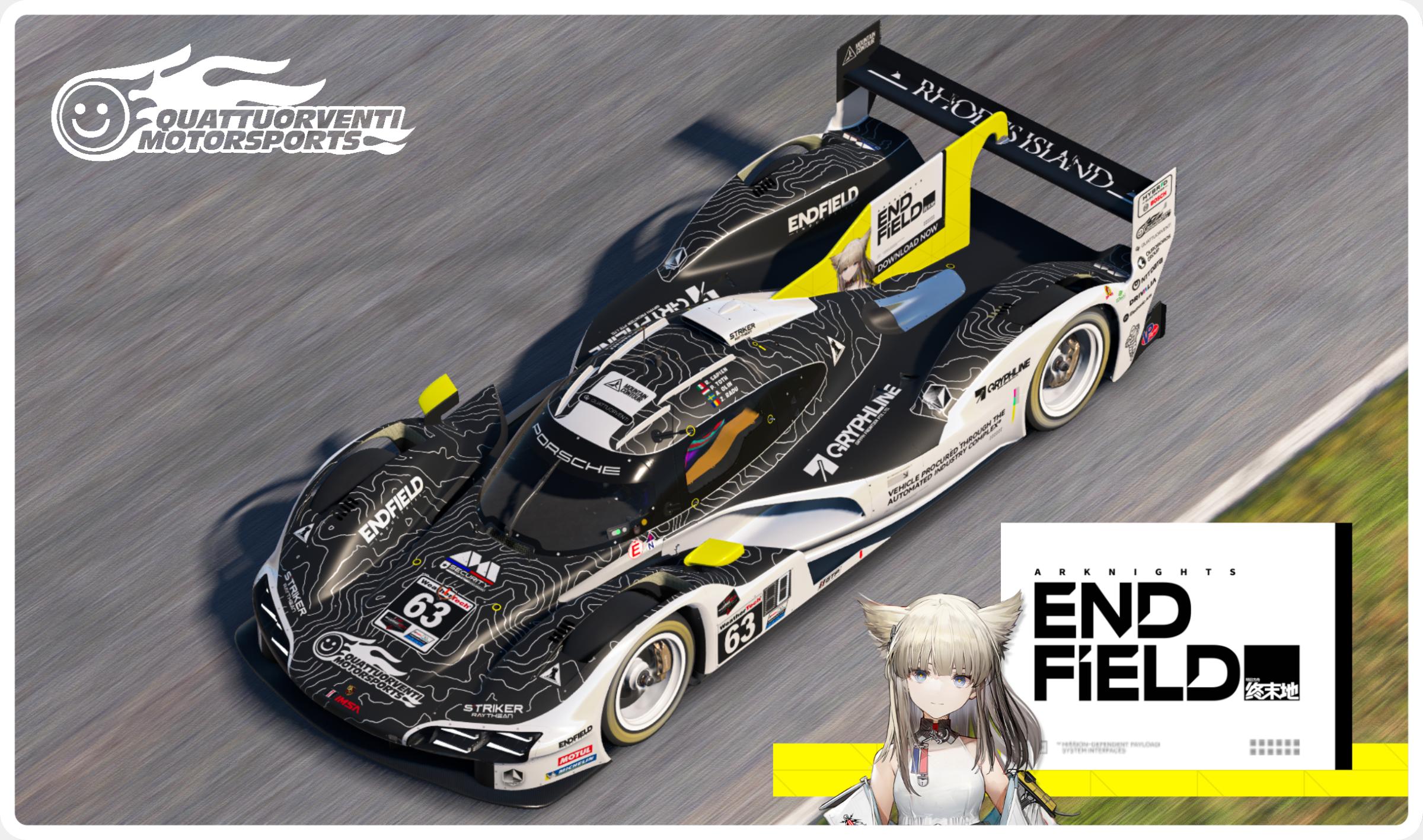 Preview of Quattuorventi Motorsports x Endfield Industries by Daniel Verçosa