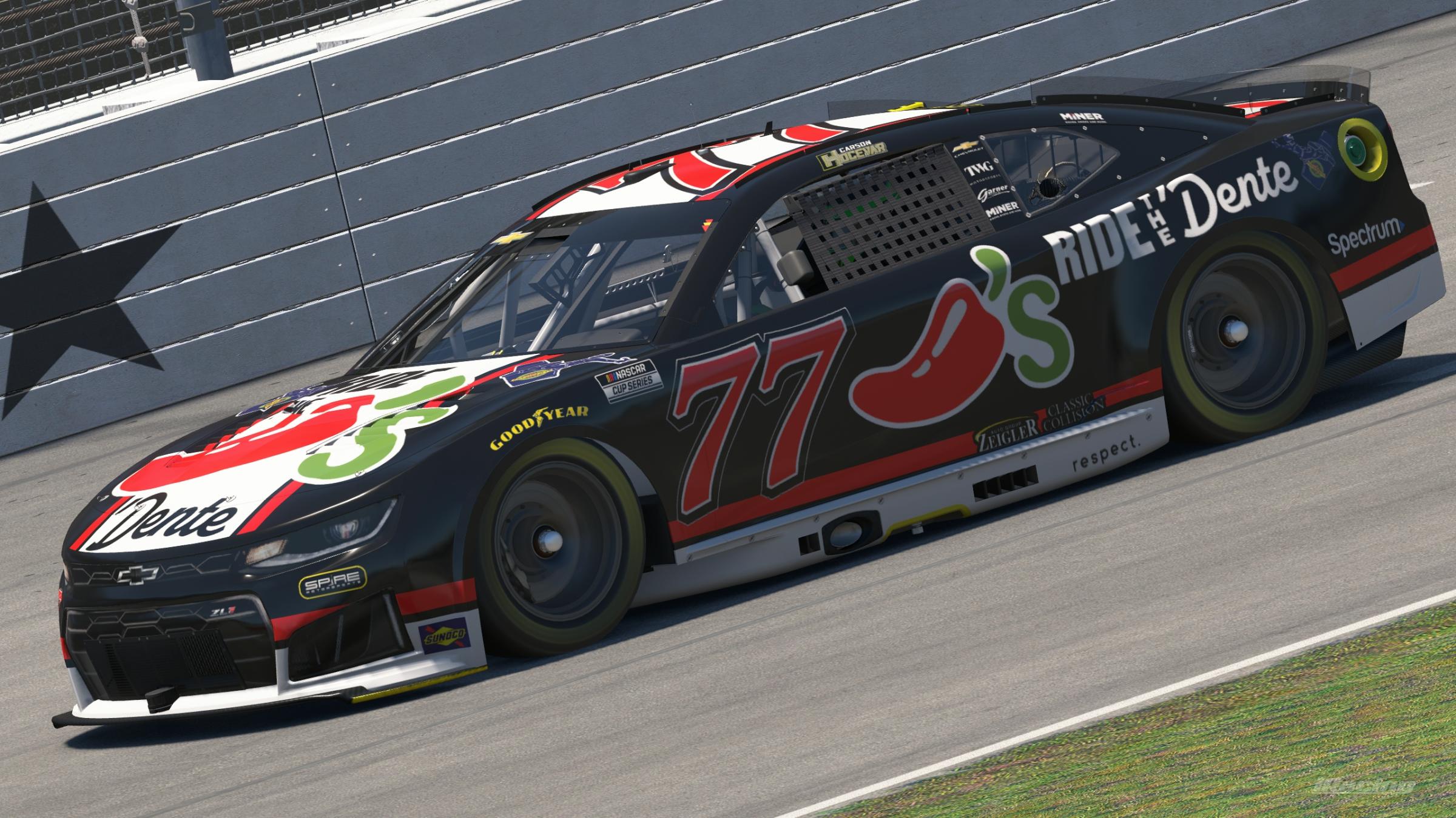Preview of Carson Hocevar #77 Chilis Ride The Dente (CUSTOM) by Matt Bartels