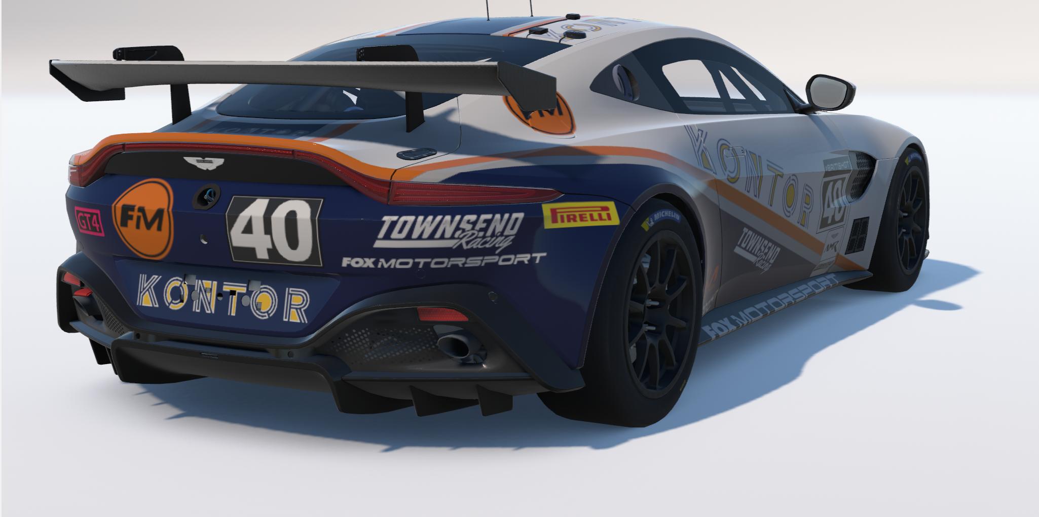 Preview of Townsend Racing powered by Fox Motorsport British GT4 Concept Paint by Keith Archer