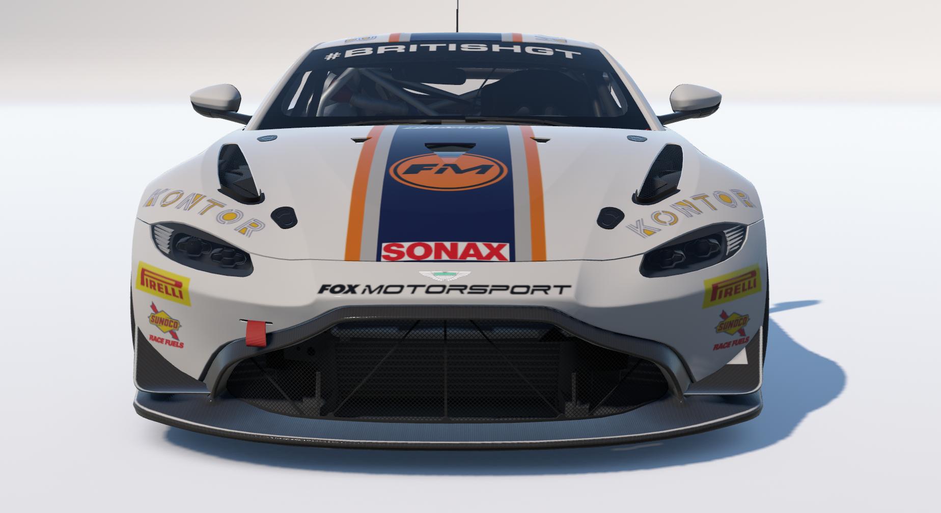 Preview of Townsend Racing powered by Fox Motorsport British GT4 Concept Paint by Keith Archer