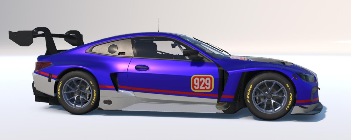 Preview of Blue Satin with Dual White Stripes by Uwe Hale