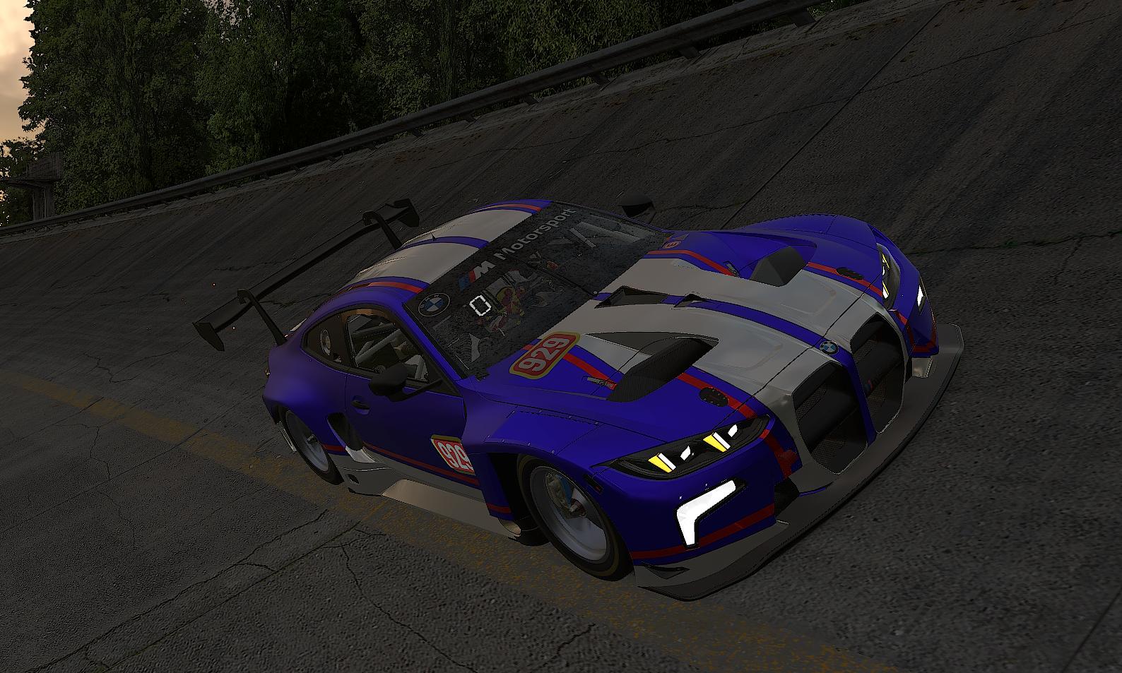 Preview of Blue Satin with Dual White Stripes by Uwe Hale