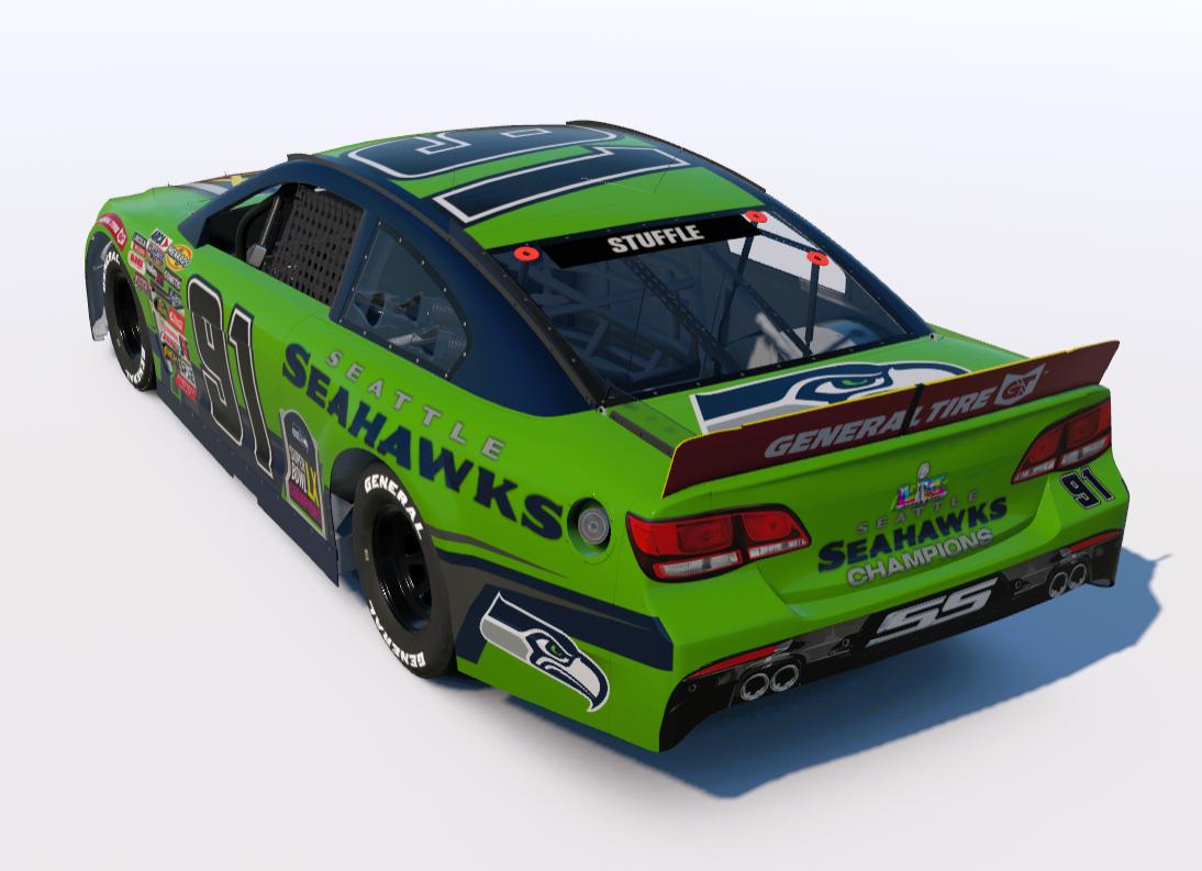 Seahawk Racing Seattle Seahawks Super Bowl Champs Arca Chevy by Jared S. - Trading Paints