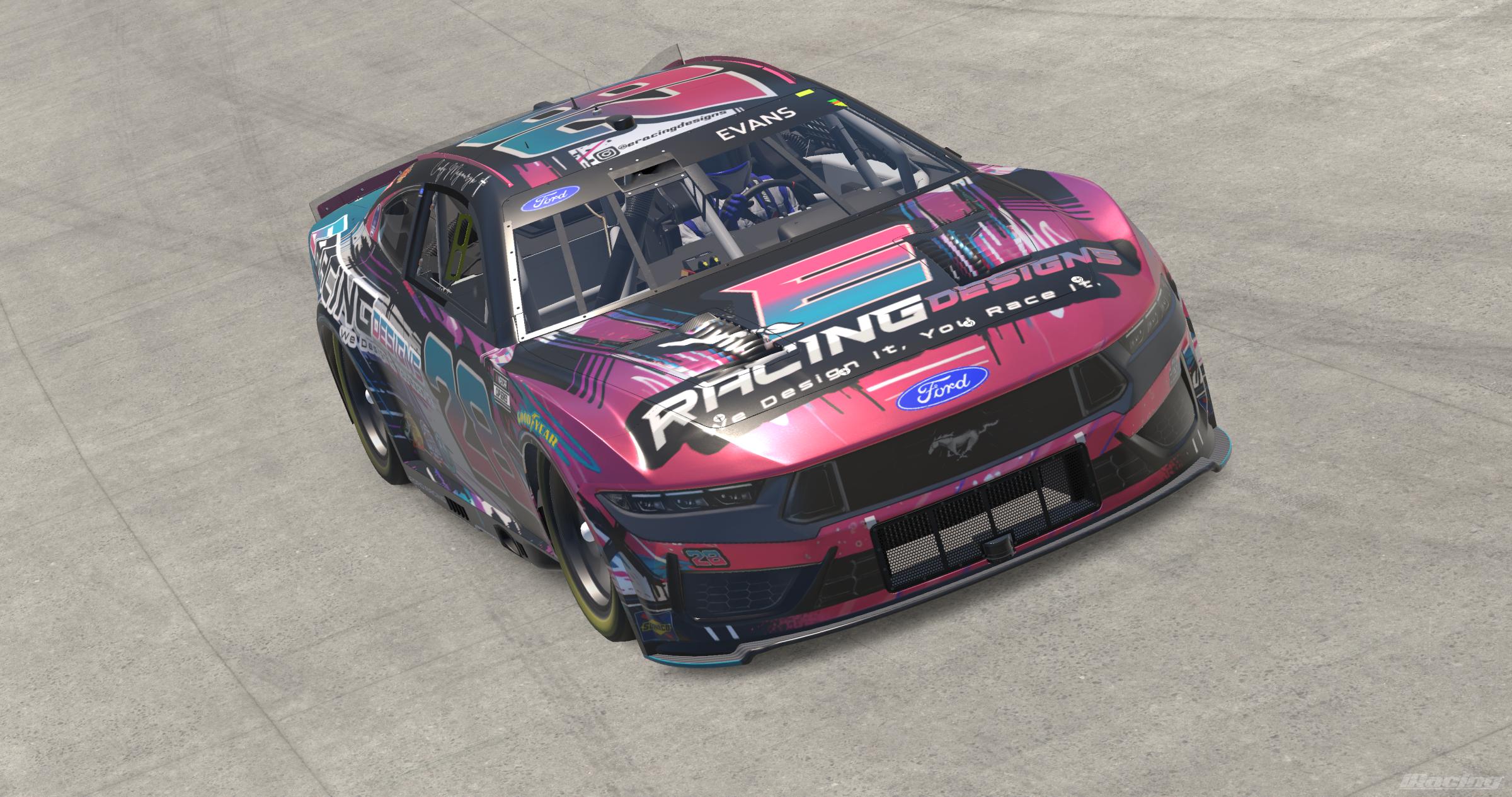 Preview of Cody Magouryk 2026 #28 E Racing Designs Next Gen Mustang W/ Spec Map by Rob Evans