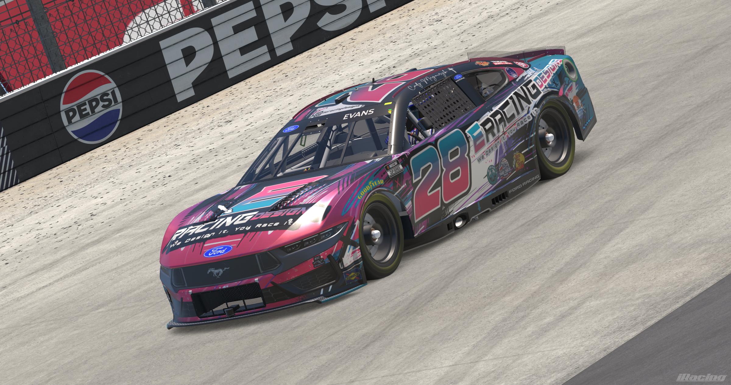 Preview of Cody Magouryk 2026 #28 E Racing Designs Next Gen Mustang W/ Spec Map by Rob Evans