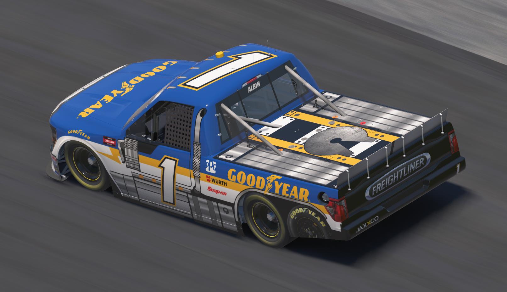 Preview of Goodyear Freightliner Semi Race Truck by Jaxson Albin