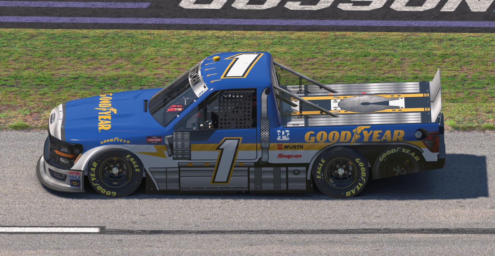 Preview of Goodyear Freightliner Semi Race Truck by Jaxson Albin