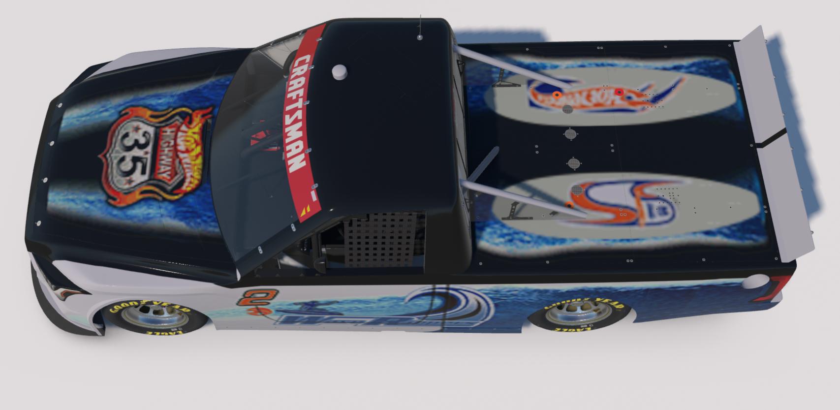 Preview of Hot Wheels World Race Wave Rippers Switchback 2/35 - Toyota Tundra by Jeremy M.