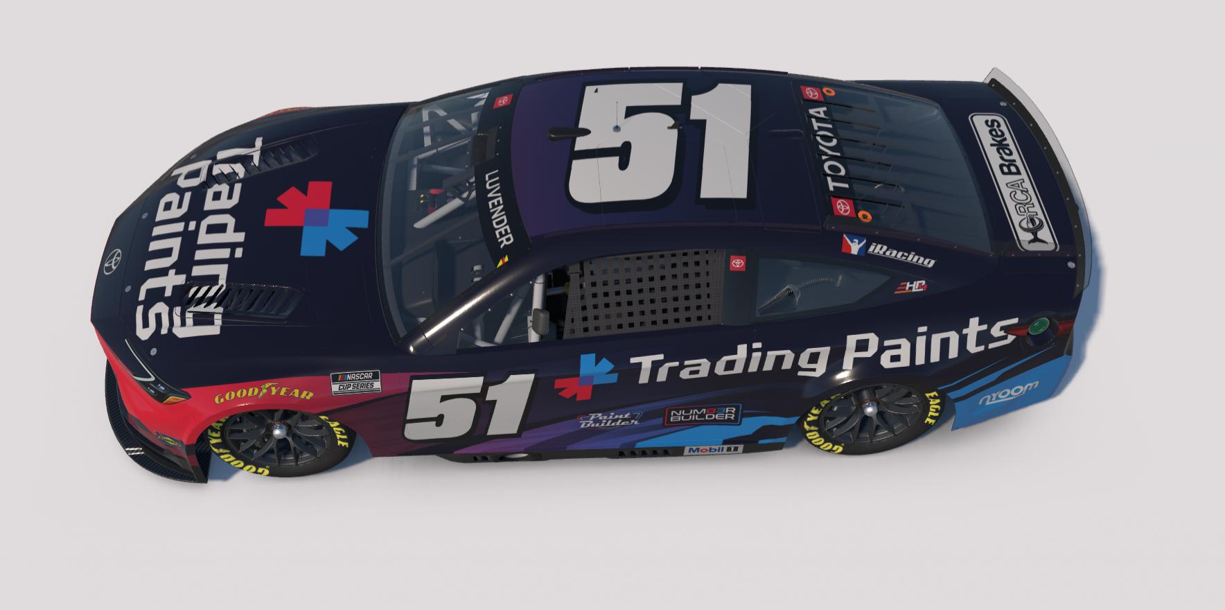 Preview of Trading Paints Cup Series Toyota Camry by Steve Luvender