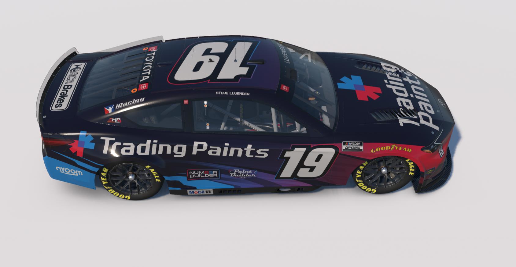 Preview of #19 Trading Paints Cup Series Toyota Camry by Steve Luvender