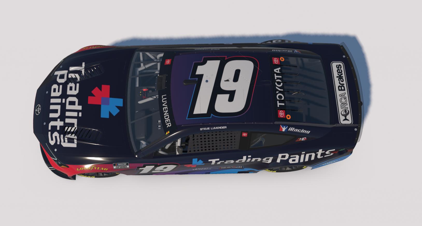 Preview of #19 Trading Paints Cup Series Toyota Camry by Steve Luvender