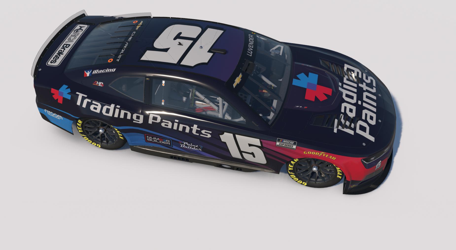 Preview of Trading Paints Cup Series Chevrolet by Steve Luvender