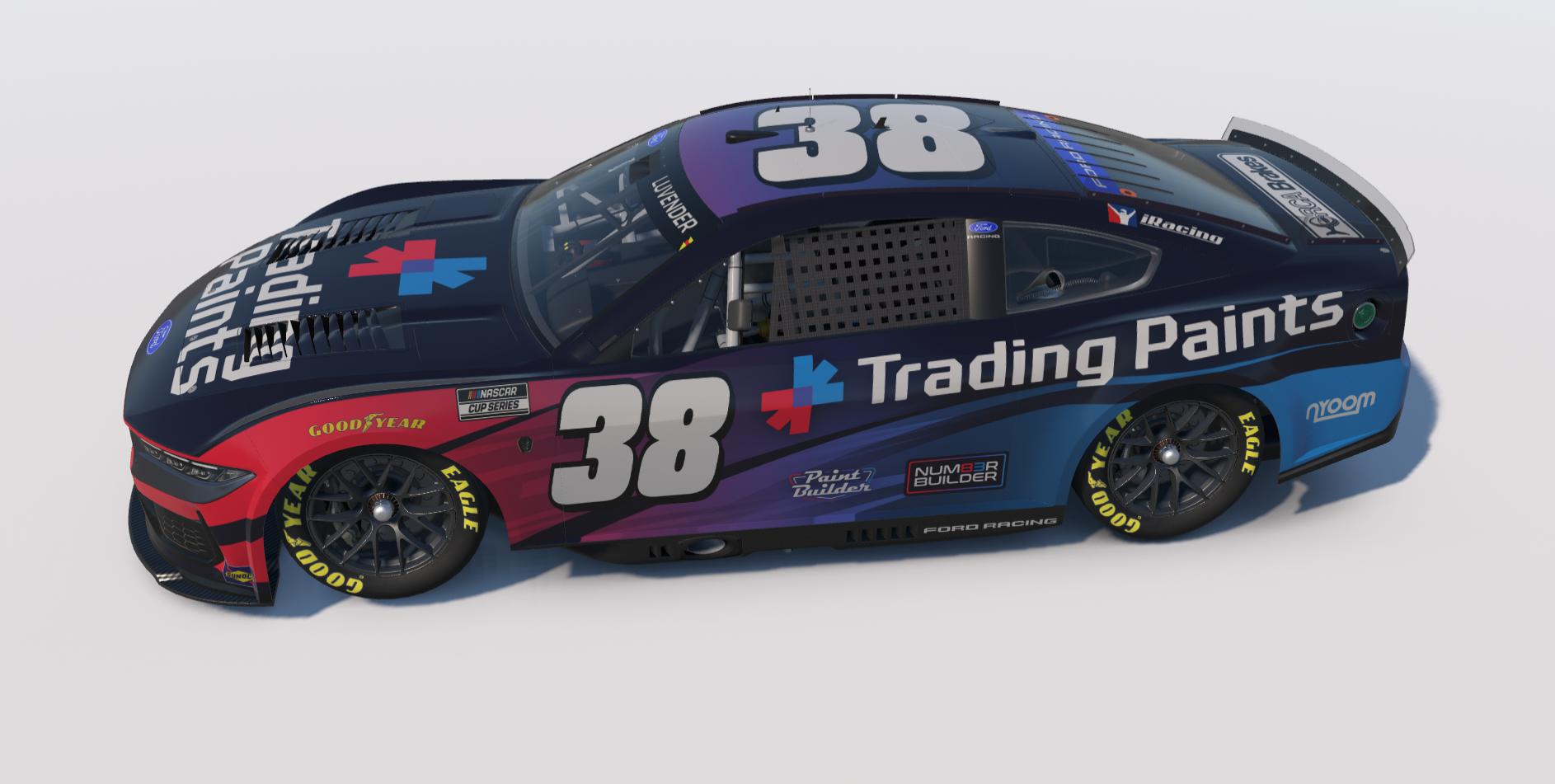 Preview of Trading Paints Cup Series Ford Mustang by Steve Luvender