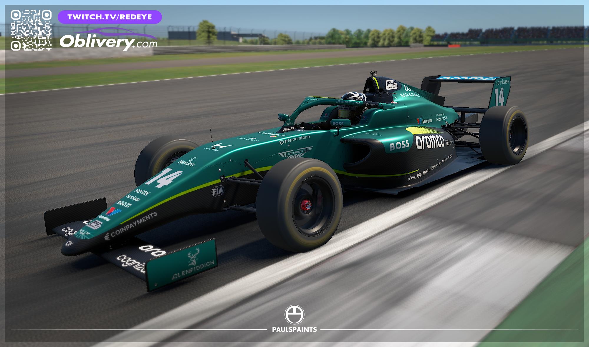 Preview of 2026 Aston Martin AMR26 for F4 by Paul R Chaloner