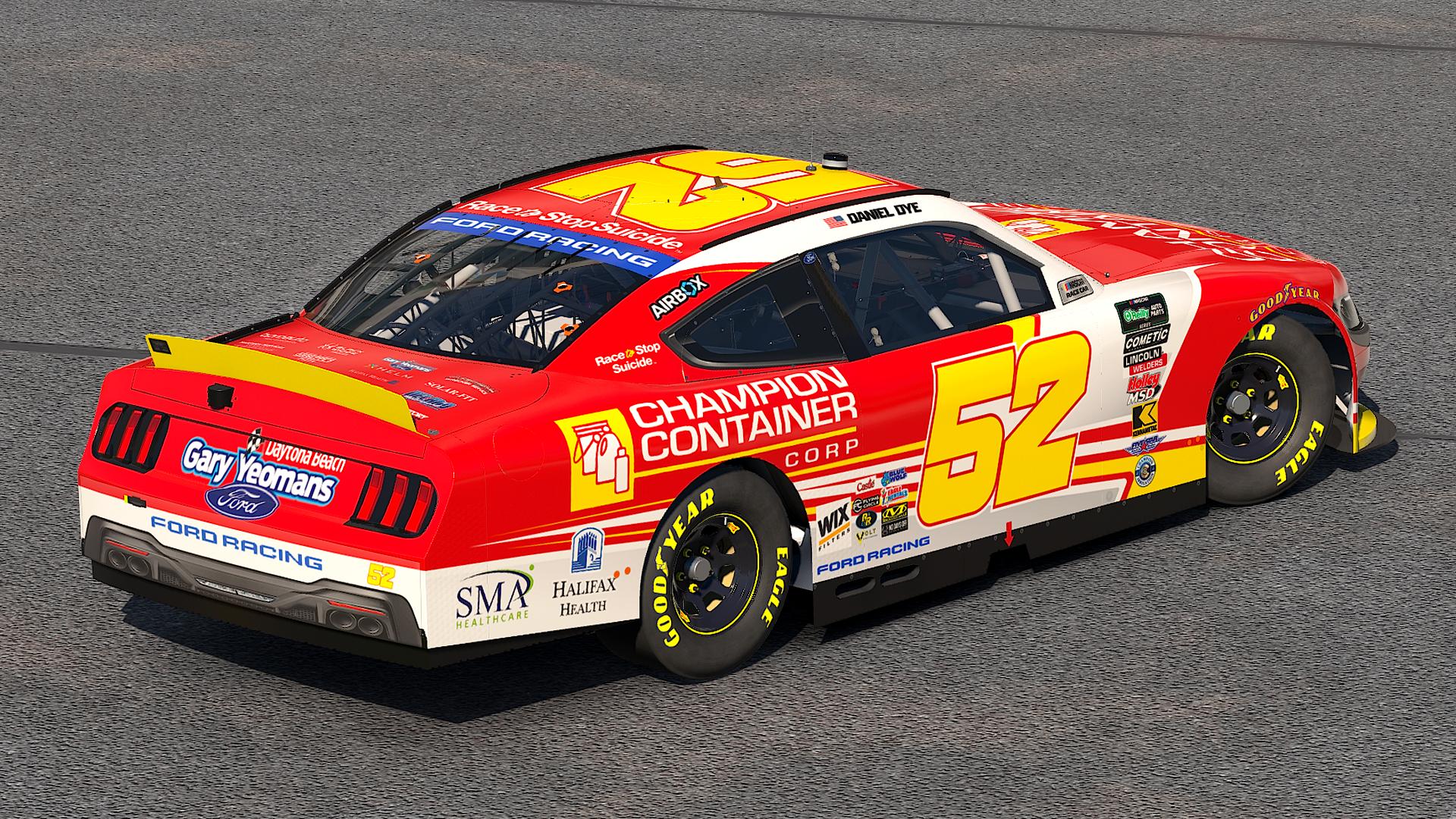 Preview of 2026 Daniel Dye Champion Container - Custom 52 Numbers by Kevin Striegle