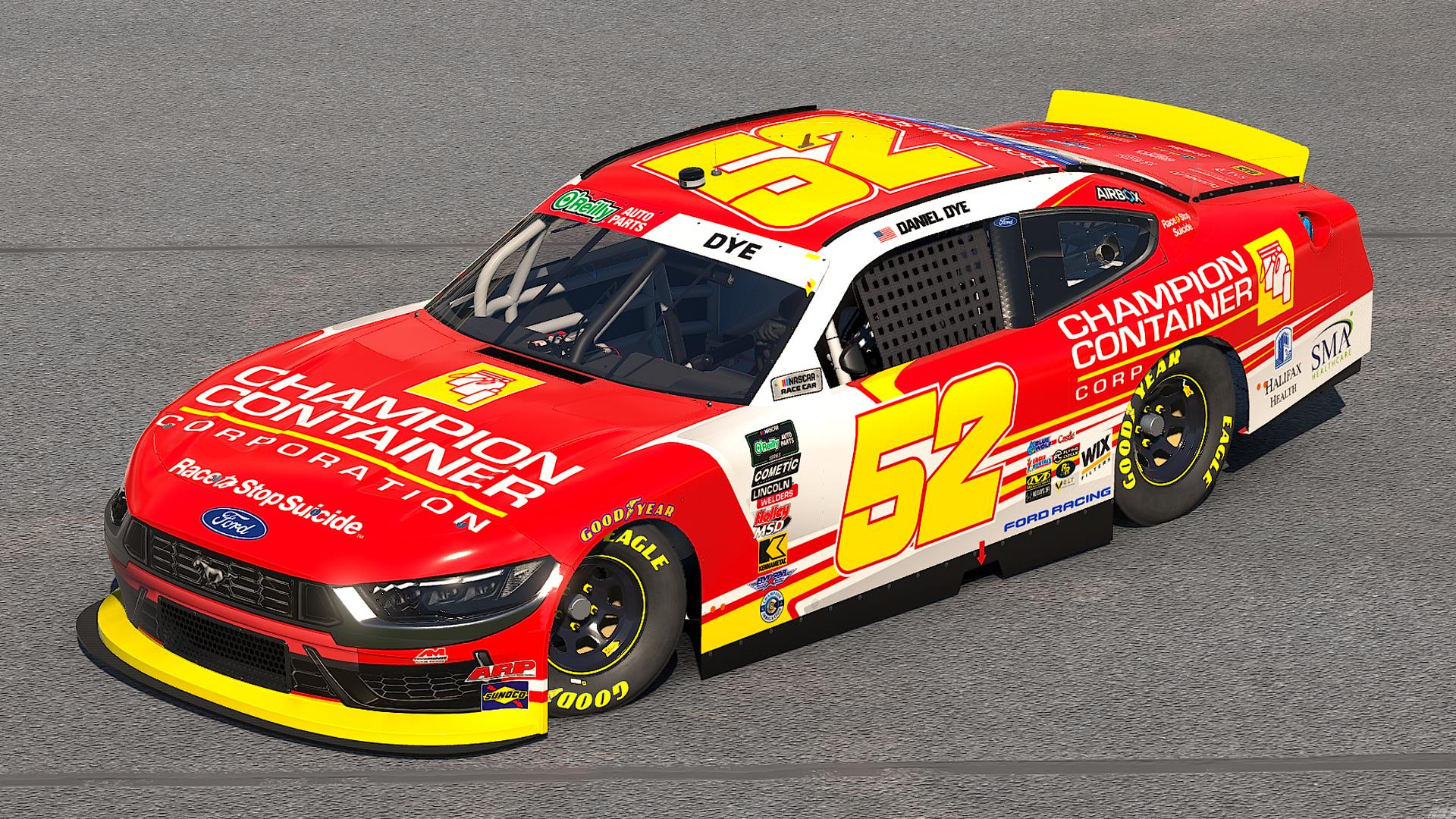 Preview of 2026 Daniel Dye Champion Container - No Numbers by Kevin Striegle