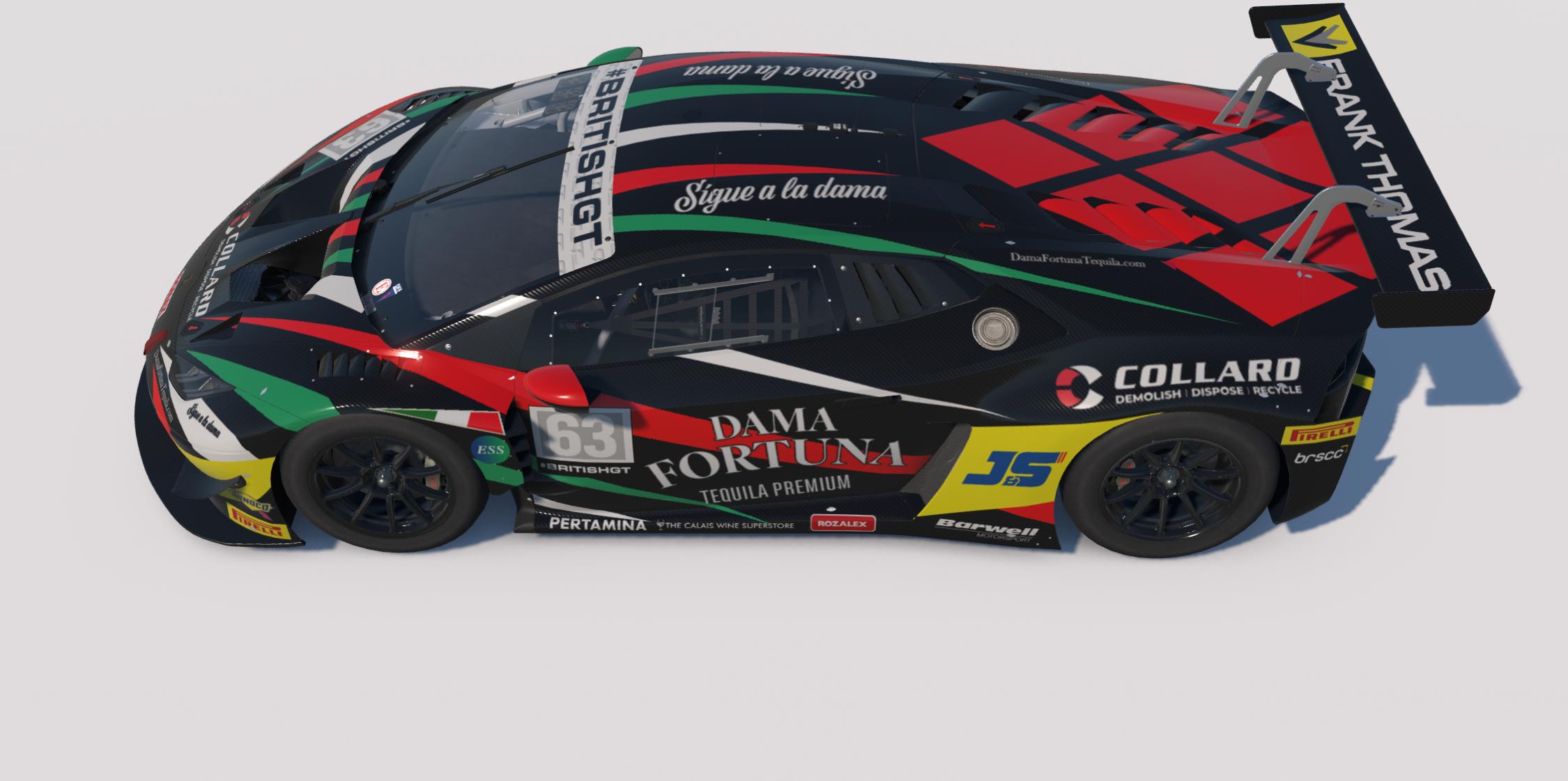 Preview of Barwell Motorsport 2026 Livery for Car #63 for the British GT Championship by Keith Archer