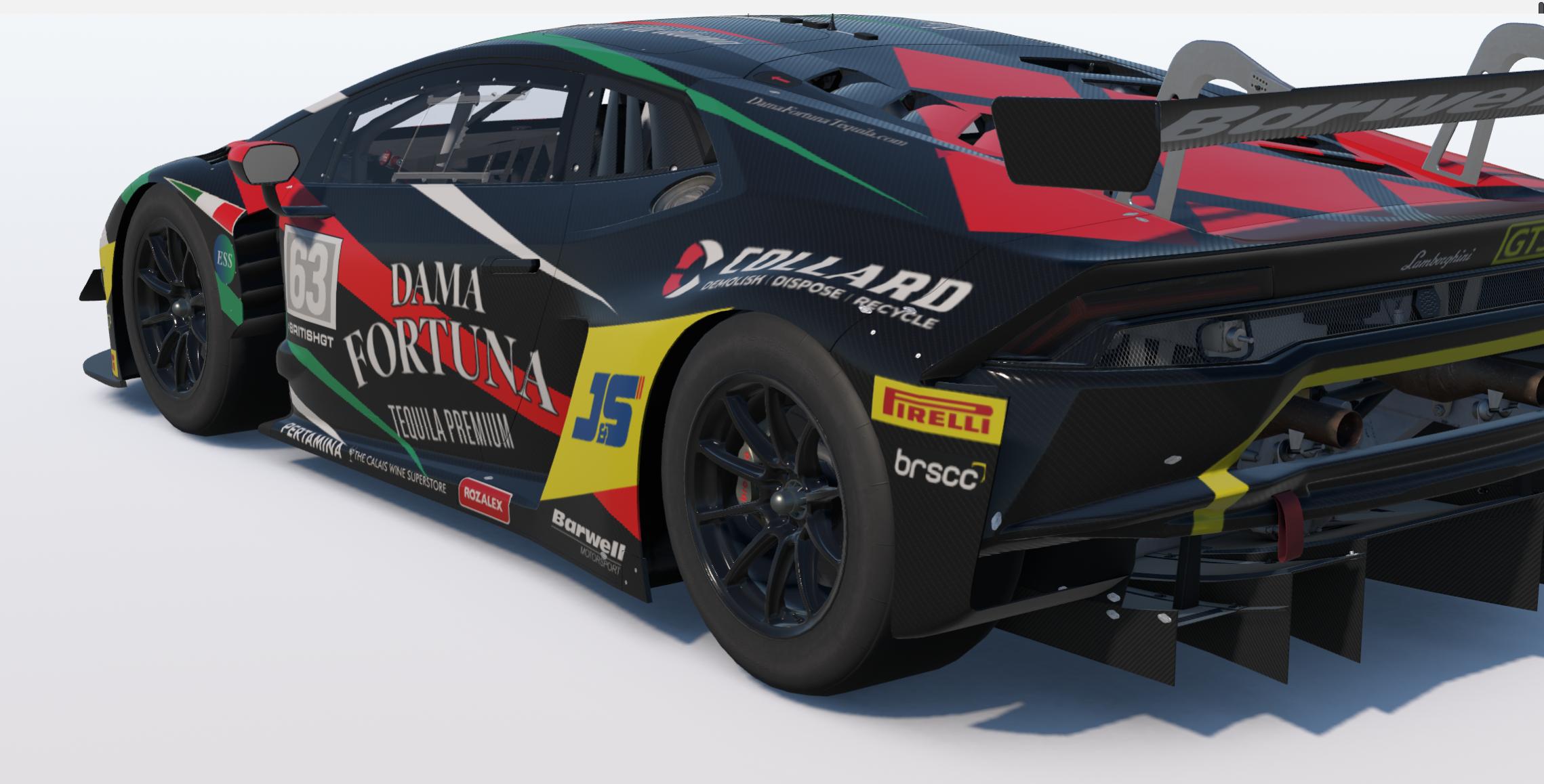 Preview of Barwell Motorsport 2026 Livery for Car #63 for the British GT Championship by Keith Archer