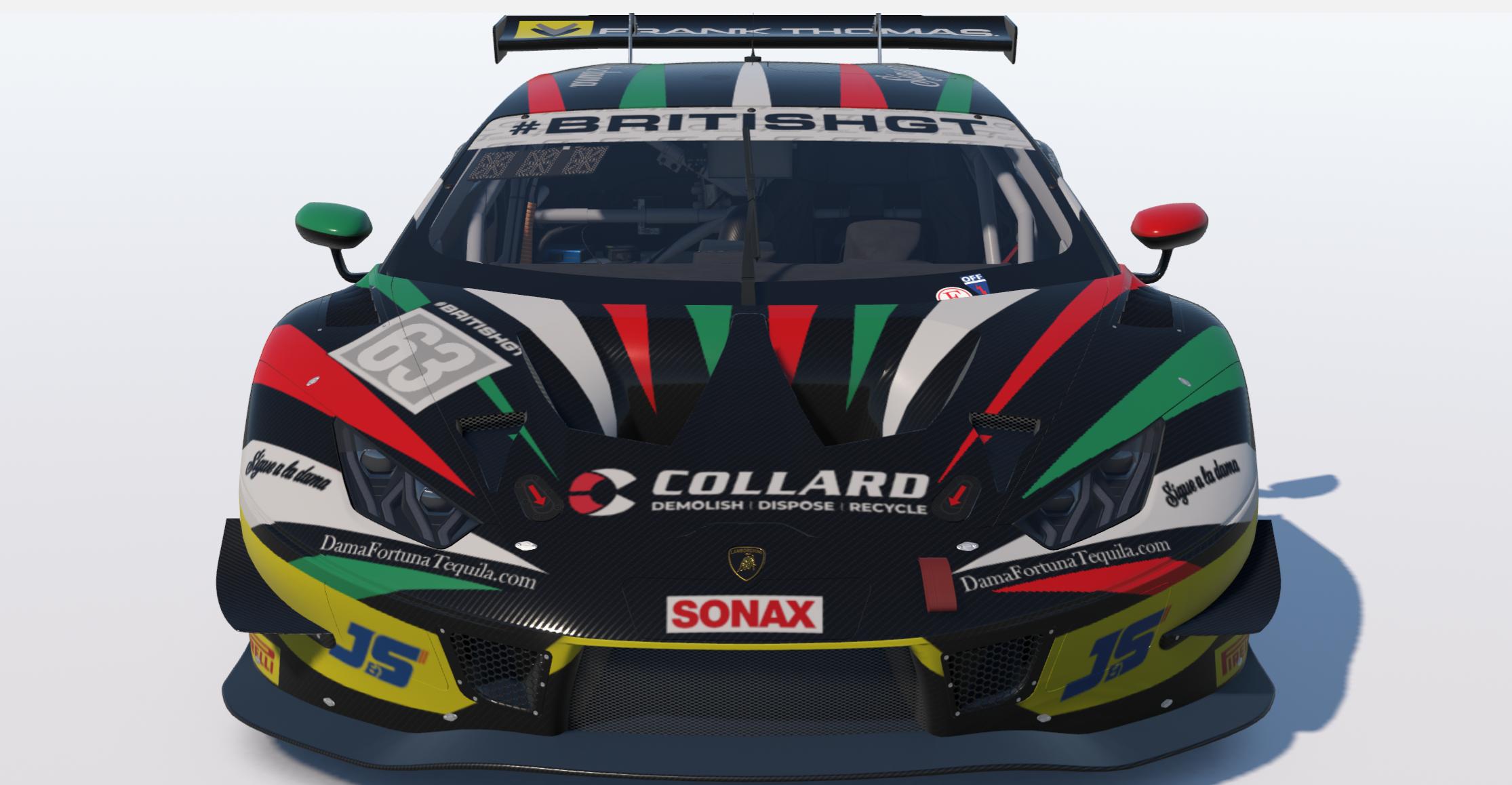 Preview of Barwell Motorsport 2026 Livery for Car #63 for the British GT Championship by Keith Archer
