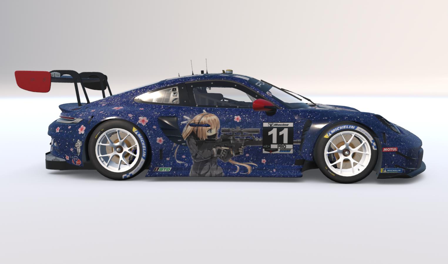 Preview of Anime Girl Itasha Sparkle Snipe Japan Porsche 911 GT3 R (992) by Christian Ortiz Torres