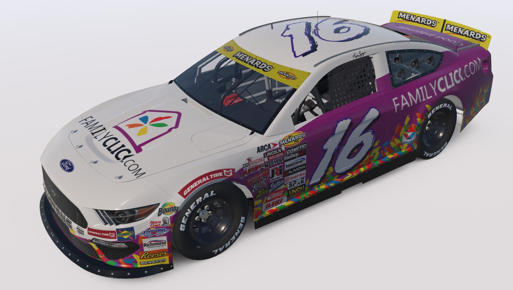 Preview of Kevin Lepage 2000 FamilyClick.com Arca Mustang no numbers by Josh Bearden