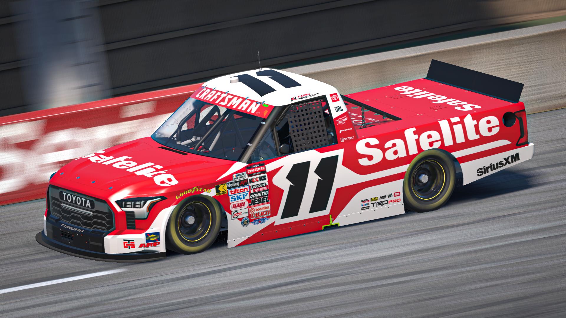 Preview of 2026 #11 Kaden Honeycutt Safelite (No Numbers) by Roberto Ramirez