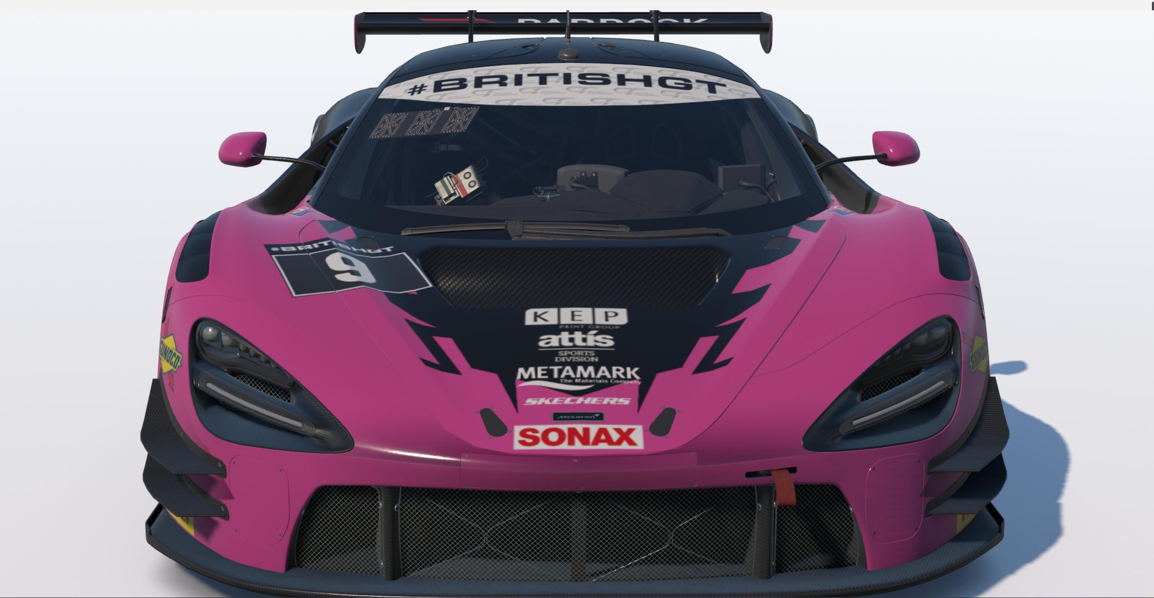 Preview of Paddock Motorsport 2026 Livery for the British GT Championship by Keith Archer