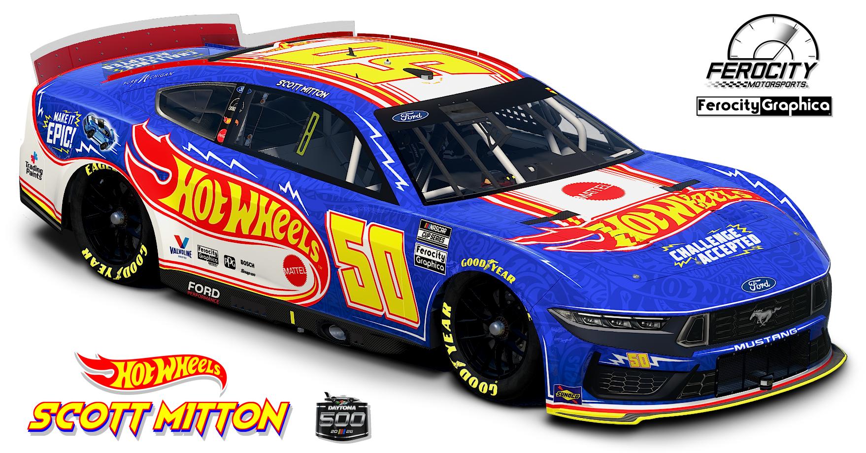 Preview of 2026 Scott Mitton Hot Wheels Ford Mustang by Scott Mitton
