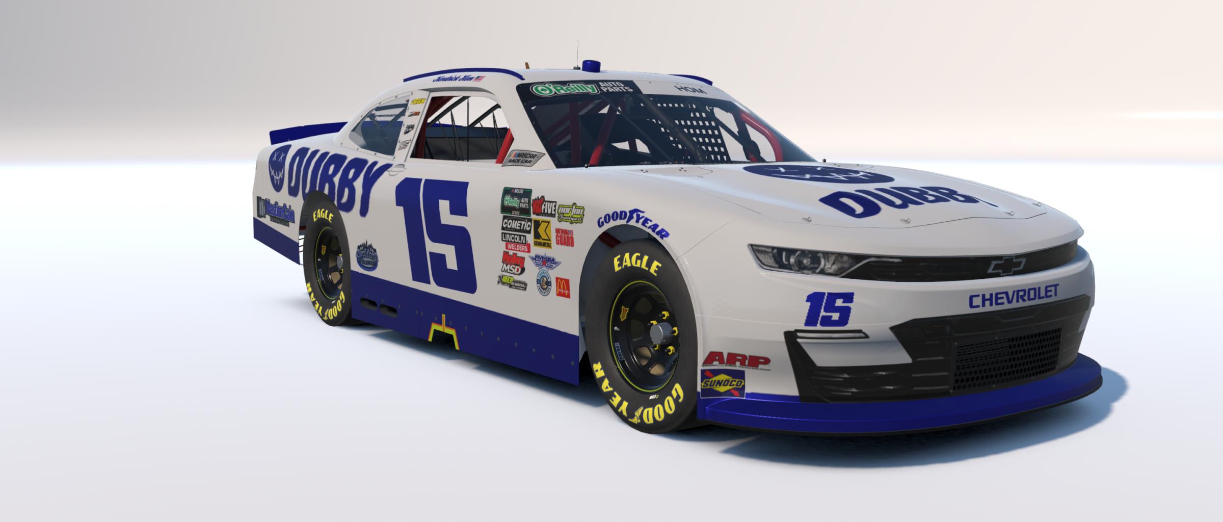 Preview of #15 Dubby Energy Snowball Oreilly car by Kendrick Hom