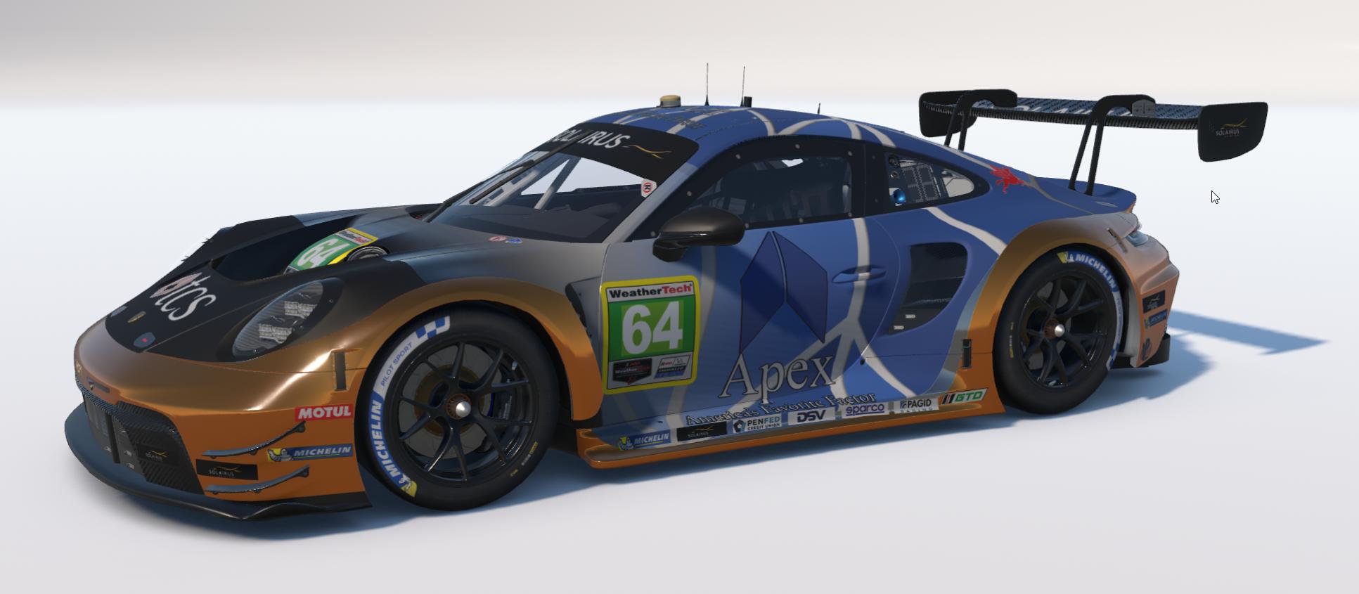 Preview of Apex Porsche GT3 by Justin Wellbelove