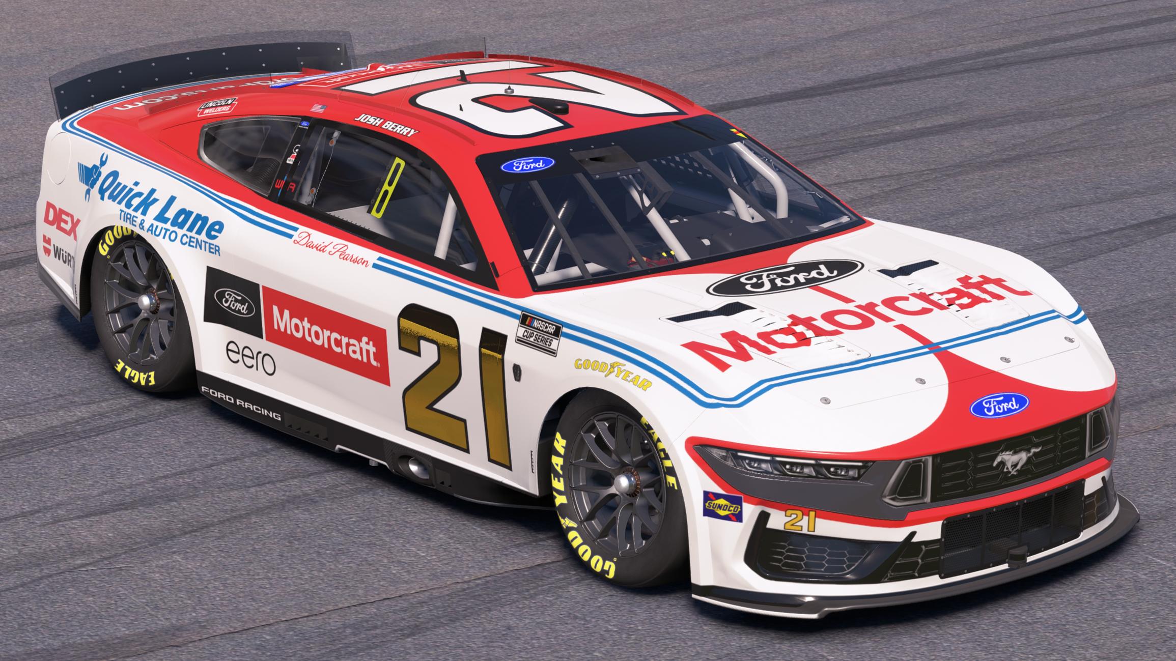 Preview of Josh Berry Wood Bros Racing David Pearson Throwback by Mick J.