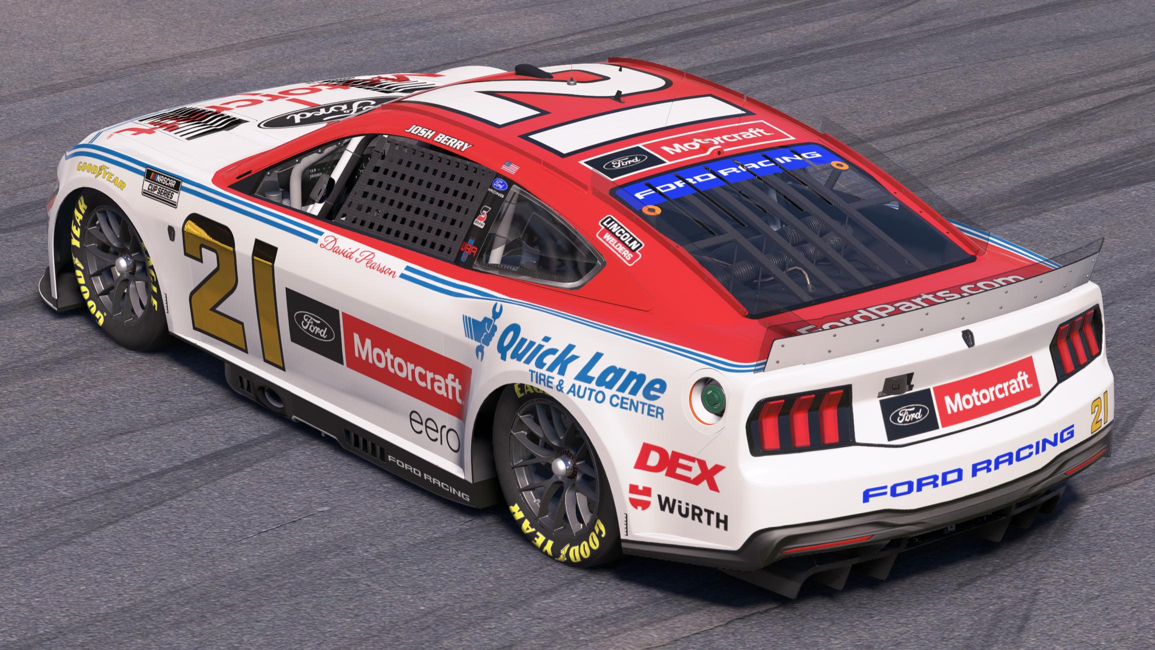 Preview of Josh Berry Wood Bros Racing David Pearson Throwback by Mick J.