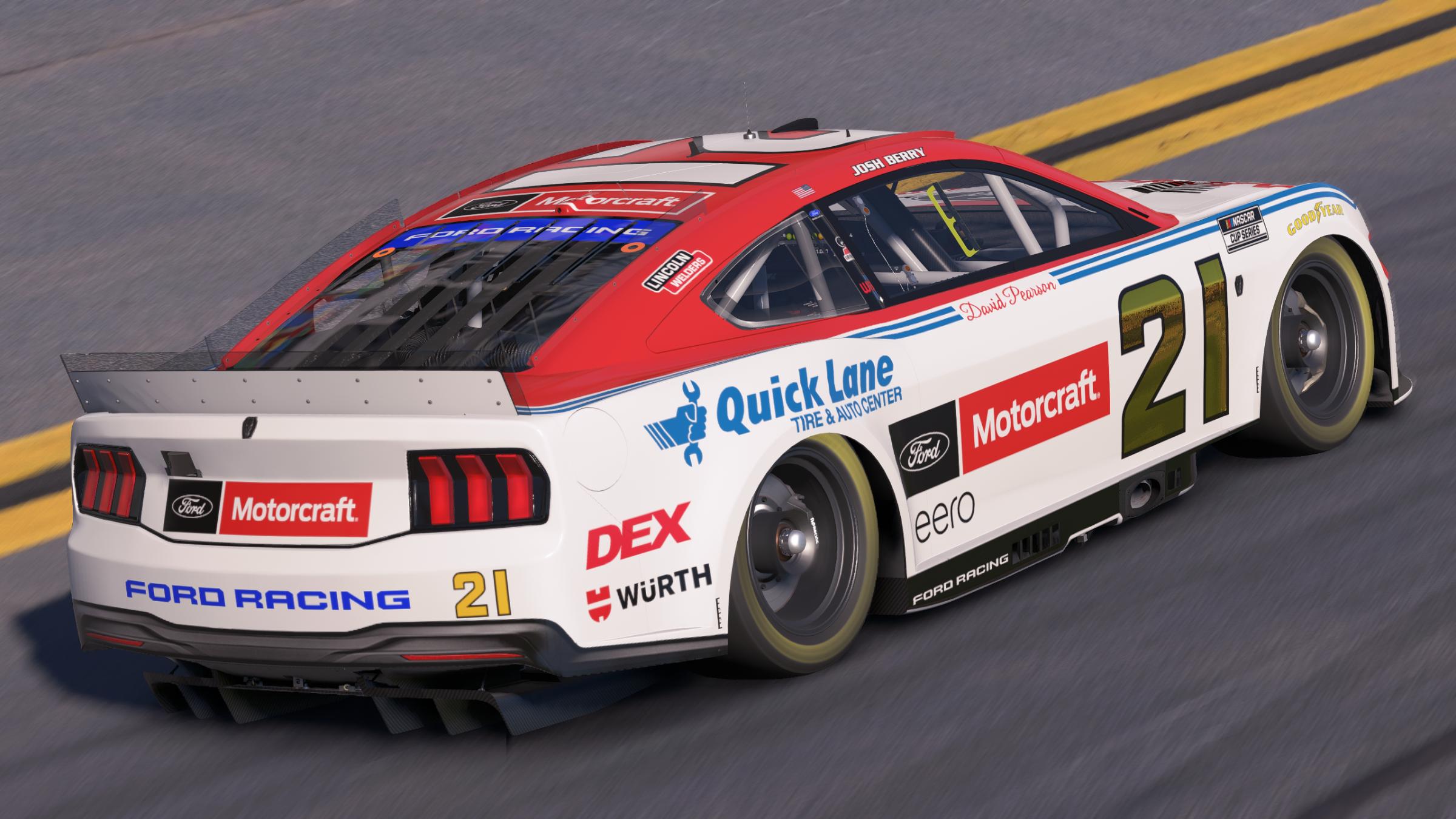 Preview of Josh Berry Wood Bros Racing David Pearson Throwback by Mick J.