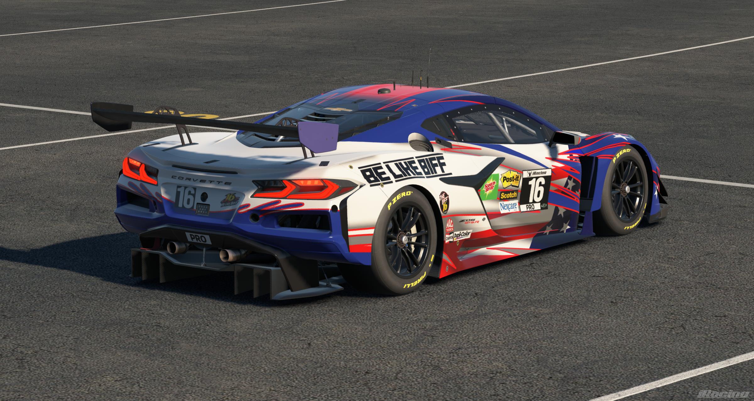 Preview of Greg Biffle Throwback Corvette GT3 by Jeremy Stanley