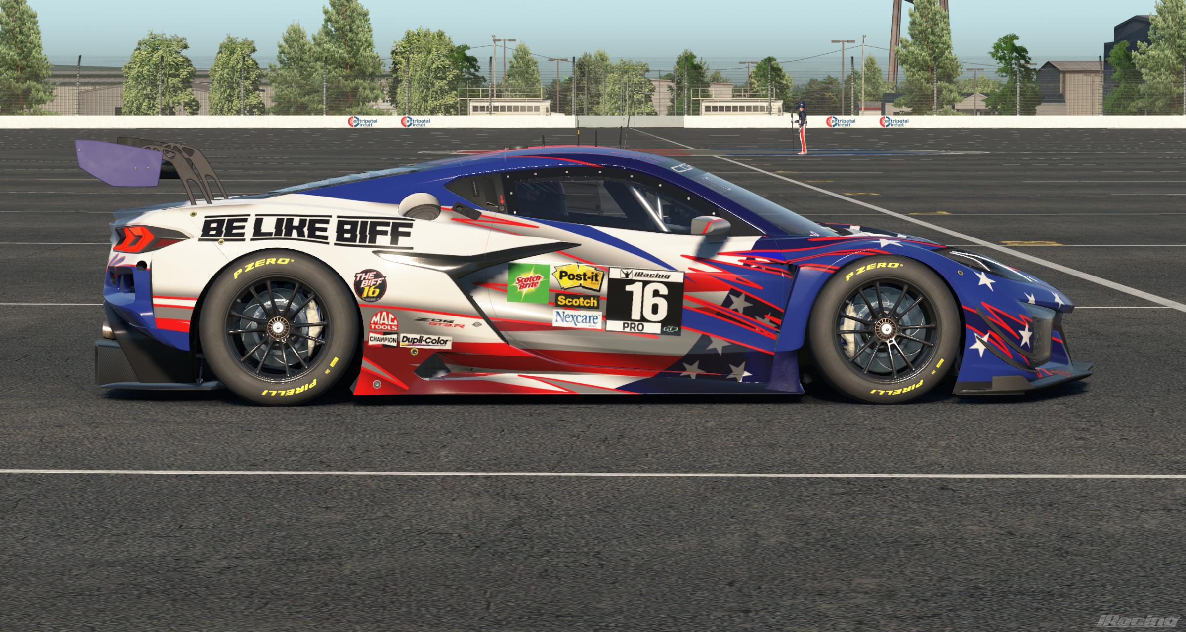 Preview of Greg Biffle Throwback Corvette GT3 by Jeremy Stanley