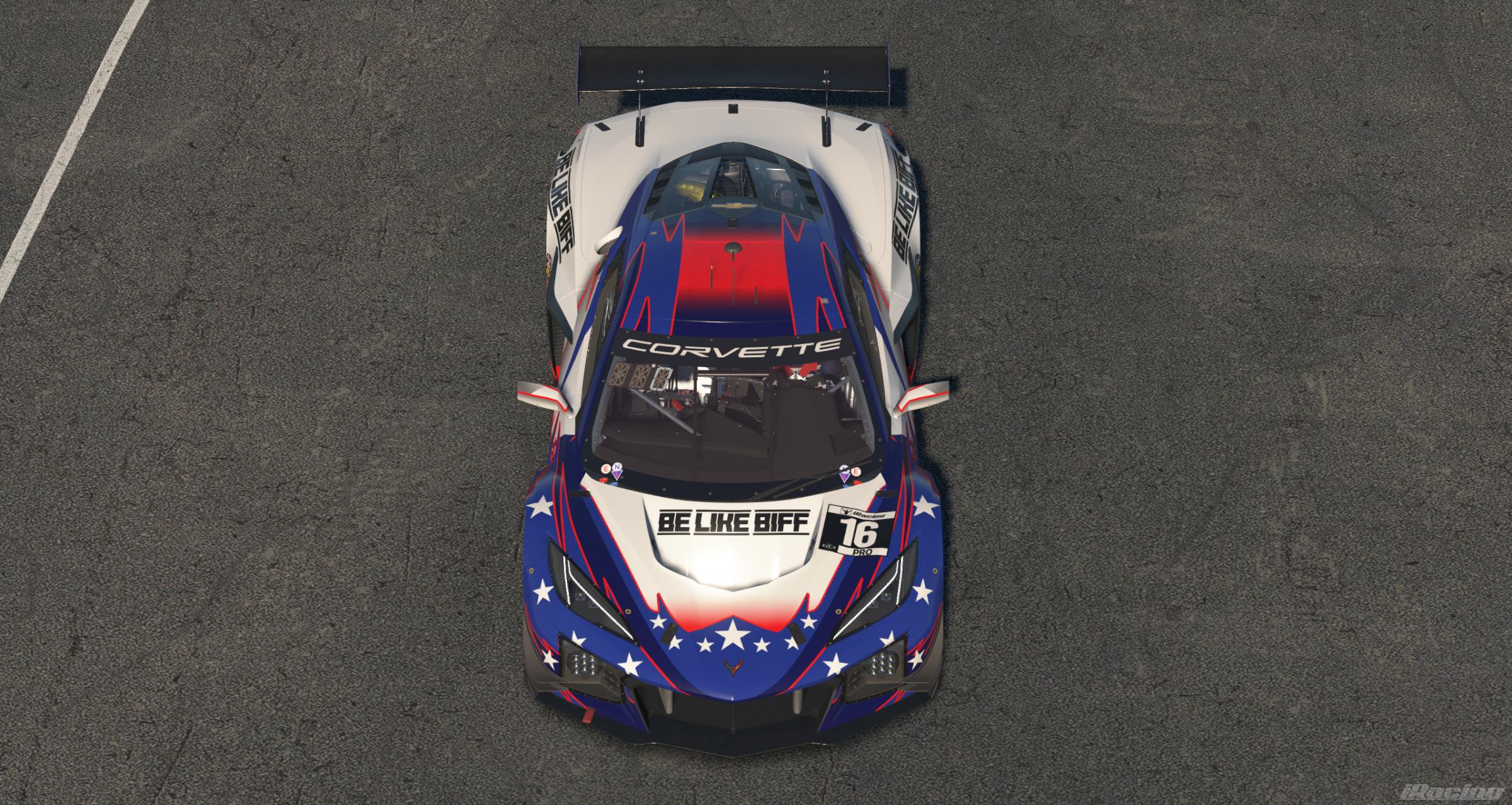 Preview of Greg Biffle Throwback Corvette GT3 by Jeremy Stanley