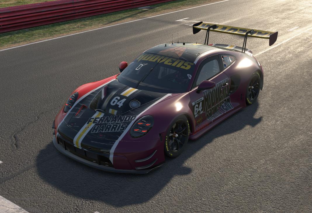 Hoovens Racing Stripe 911 GT3 Red Maroon by Matthew F. - Trading Paints