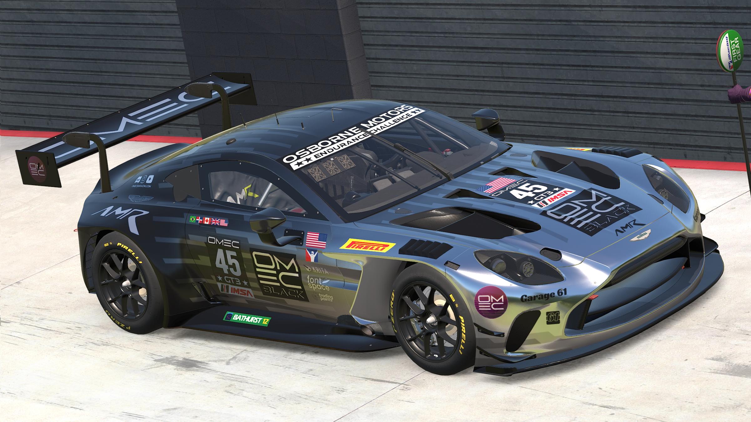 Preview of OMEC Black Aston Martin Vantage GT3 "Nighthawk" v1.0 by Patrick Cantrell