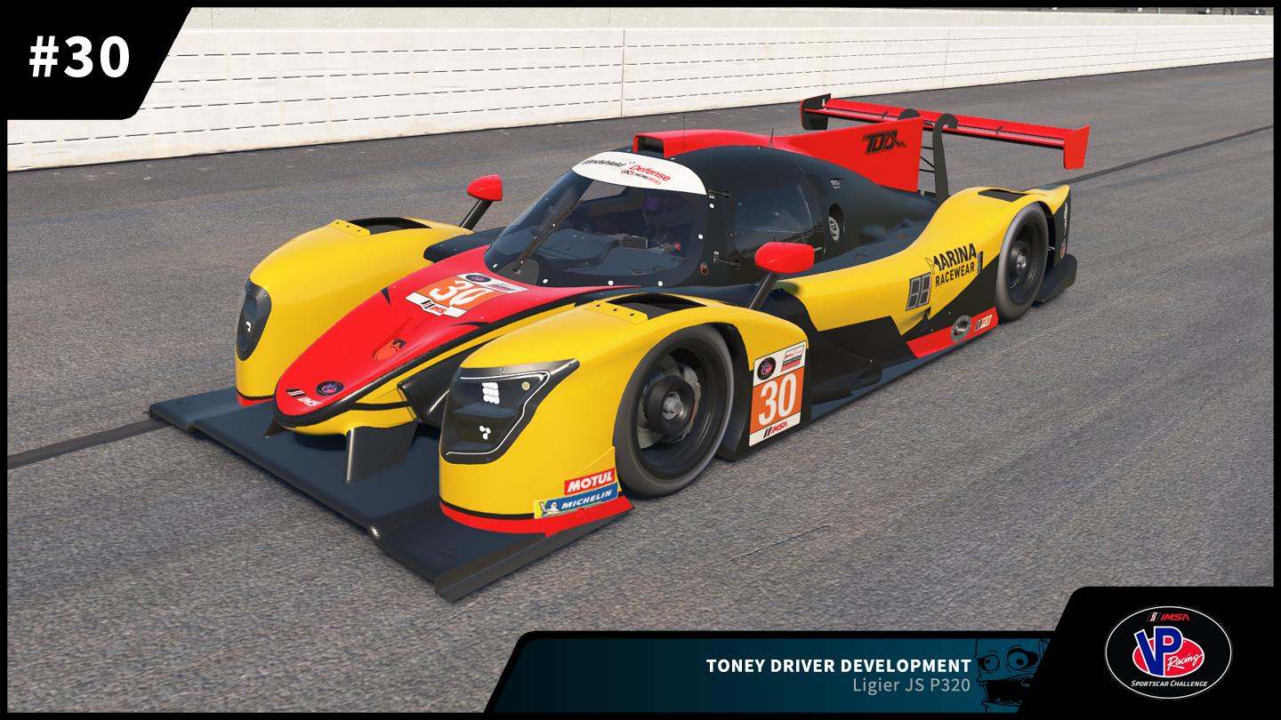 Preview of #30 Toney Driver Development Ligier JS P320 LMP3 2026 IMSA VP Racing SportsCar Challenge by Zack W Gould