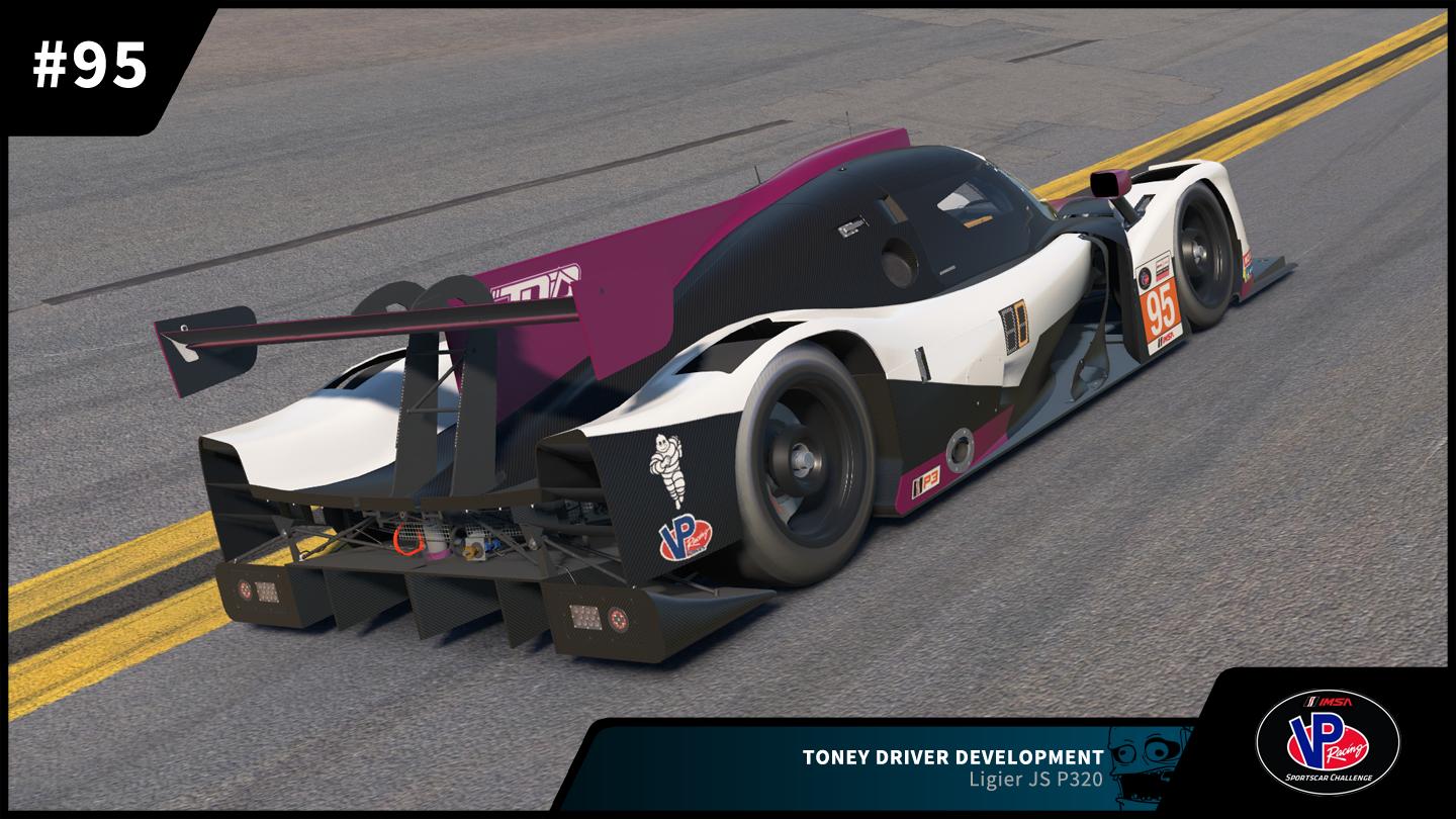 Preview of #95 Toney Driver Development Ligier JS P320 LMP3 2026 IMSA VP Racing SportsCar Challenge by Zack W Gould