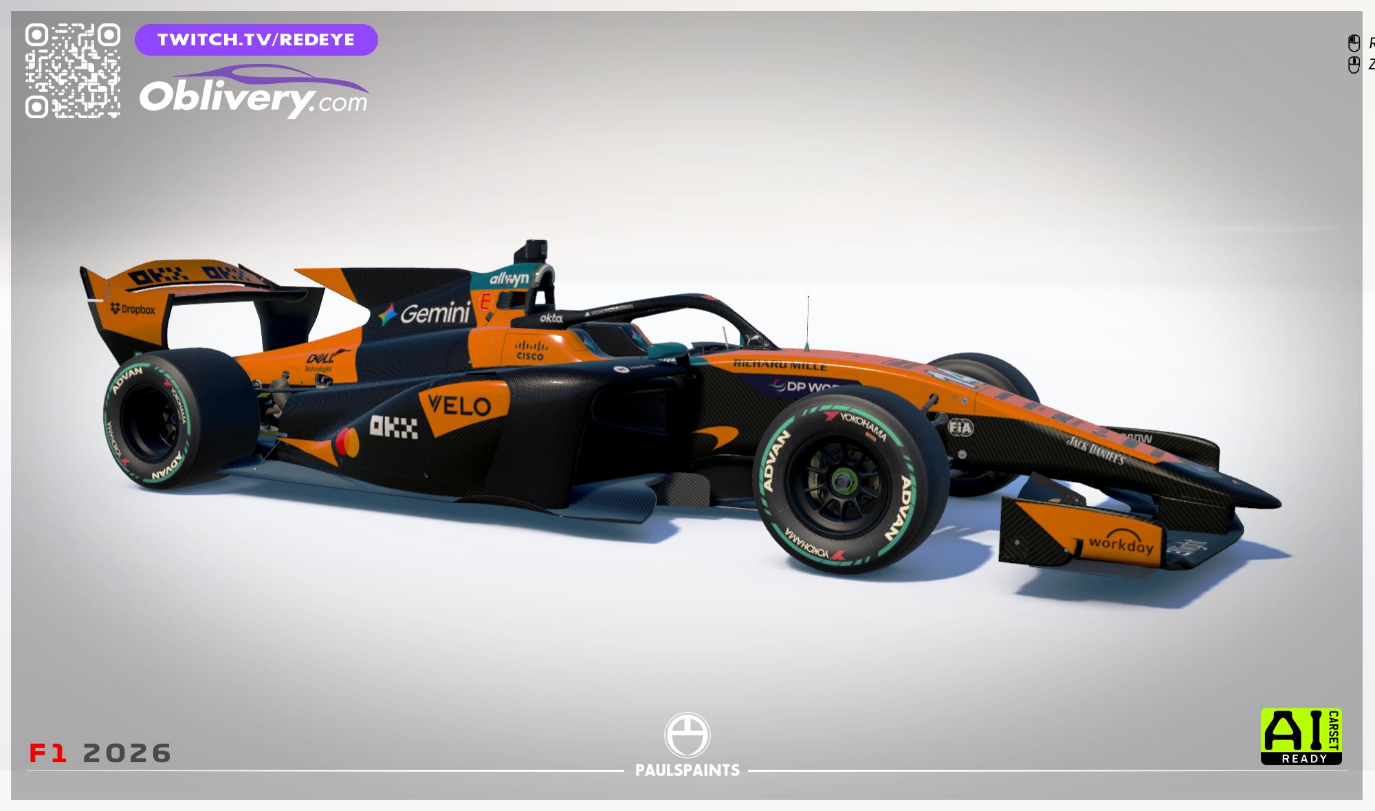 Preview of 2026 McLaren for SF23 by Paul R Chaloner