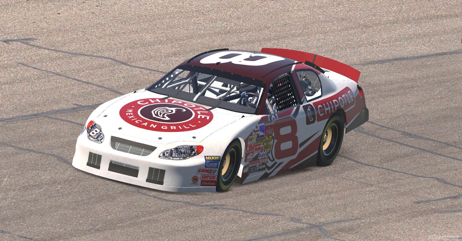 Preview of 2026 - #8 - Speedway - White Chipotle - 2026 Gen4 Cup Series by Teejay Handley