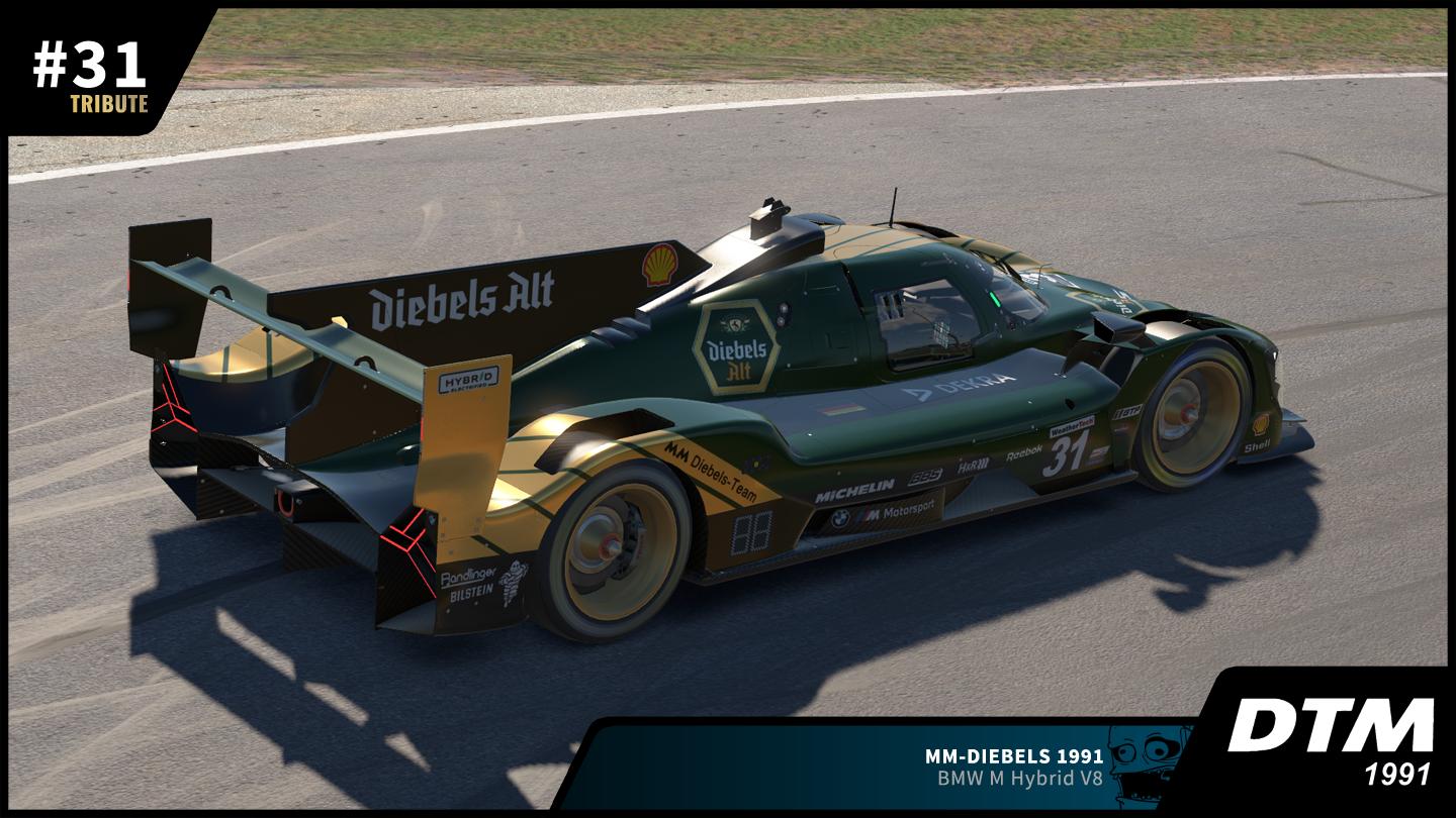 Preview of #31 MM Diebels Tribute BMW M Hybrid V8 by Zack W Gould