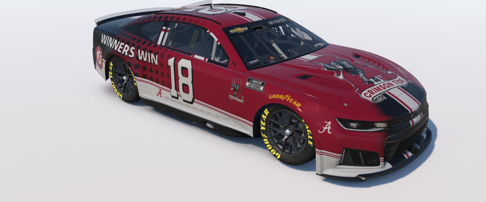 Preview of University of Alabama Next Gen Camaro by Taylor Mynhier