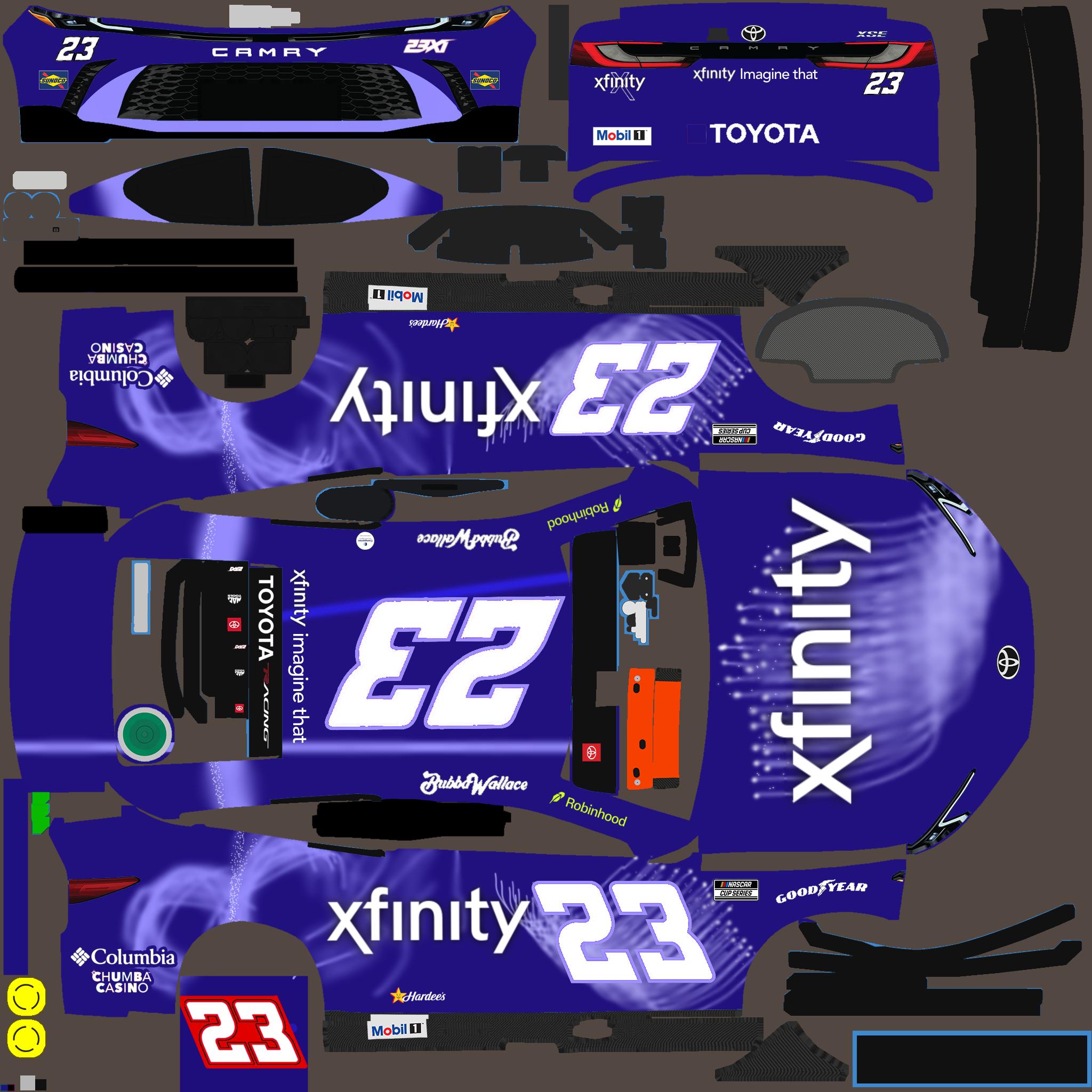 Preview of Bubba Wallace 2026 Xfinity 23XI #23 by Alex Jones10