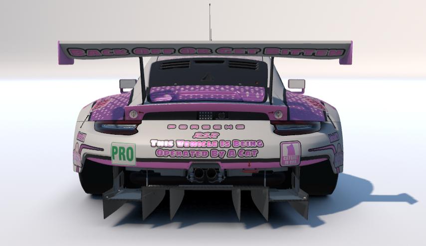 Preview of Asa The Nyanpire Porsche 911 RSR iRacing Stampped by Asa Nyanpire