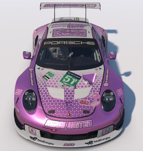 Preview of Asa The Nyanpire Porsche 911 RSR iRacing Stampped by Asa Nyanpire