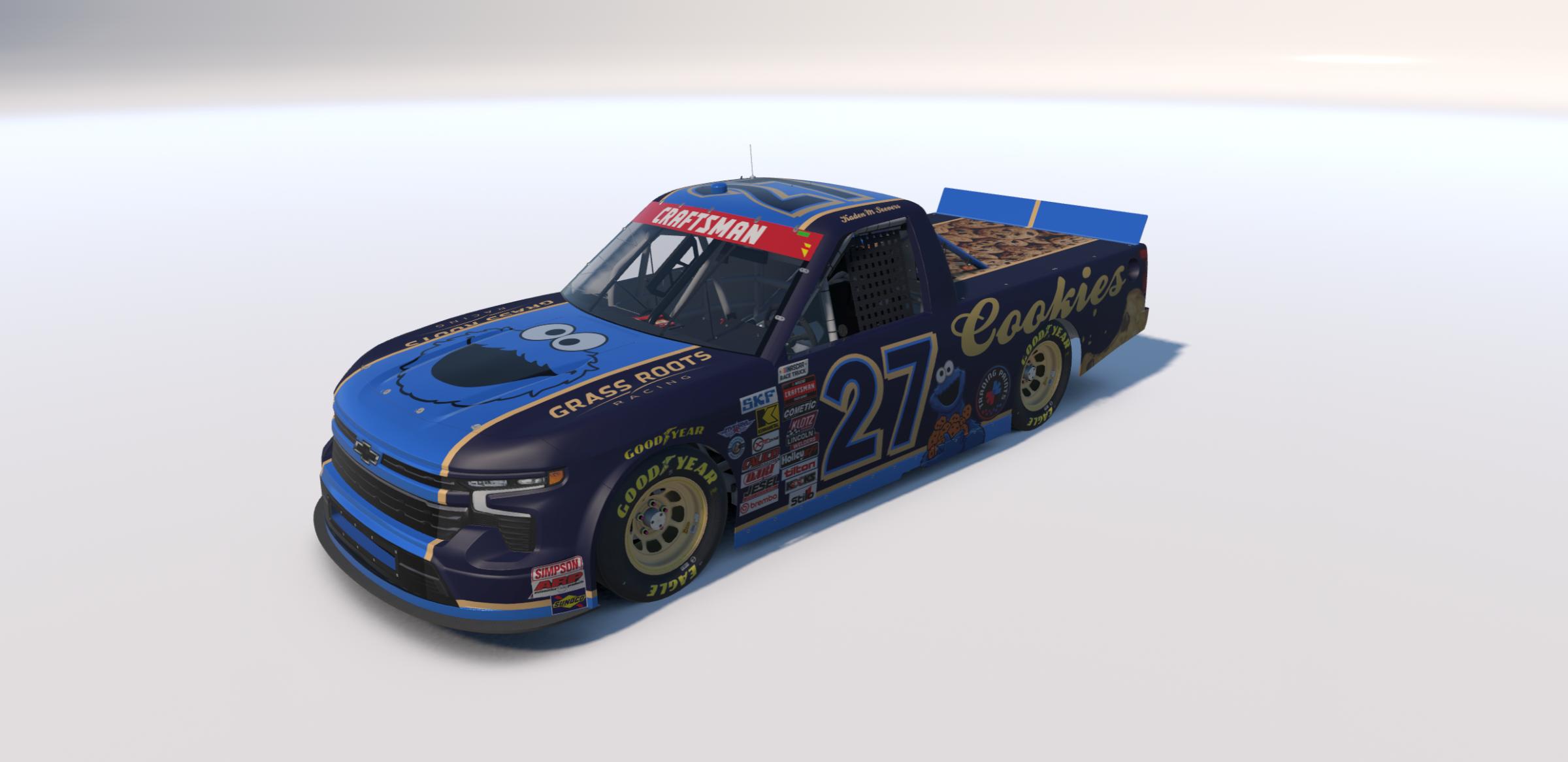 Preview of Cookie Monster Chevrolet Silverado by Kaden M Seevers